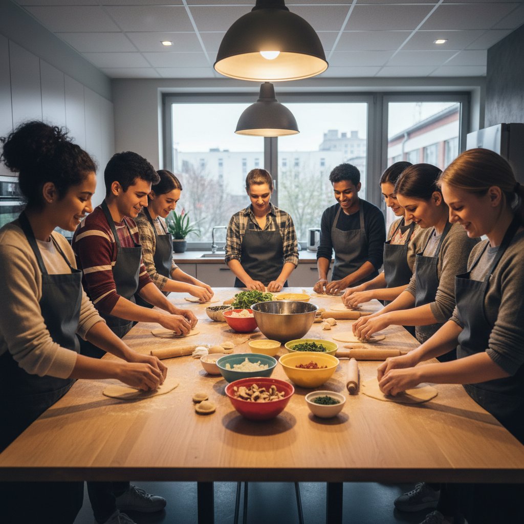 Grupa studentów z Białorusi